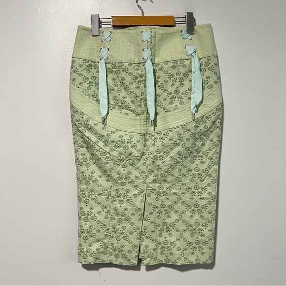 Antonio Berardi Women’s High-Waisted Floral Pencil Skirt Size 44 - Picture 9 of 15